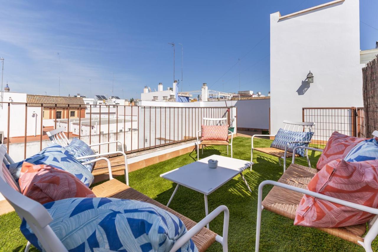 Tentudia Charming Apartments With Private Roof-Top Or Patio In San Bernardo By Ocityzen Seville Luaran gambar