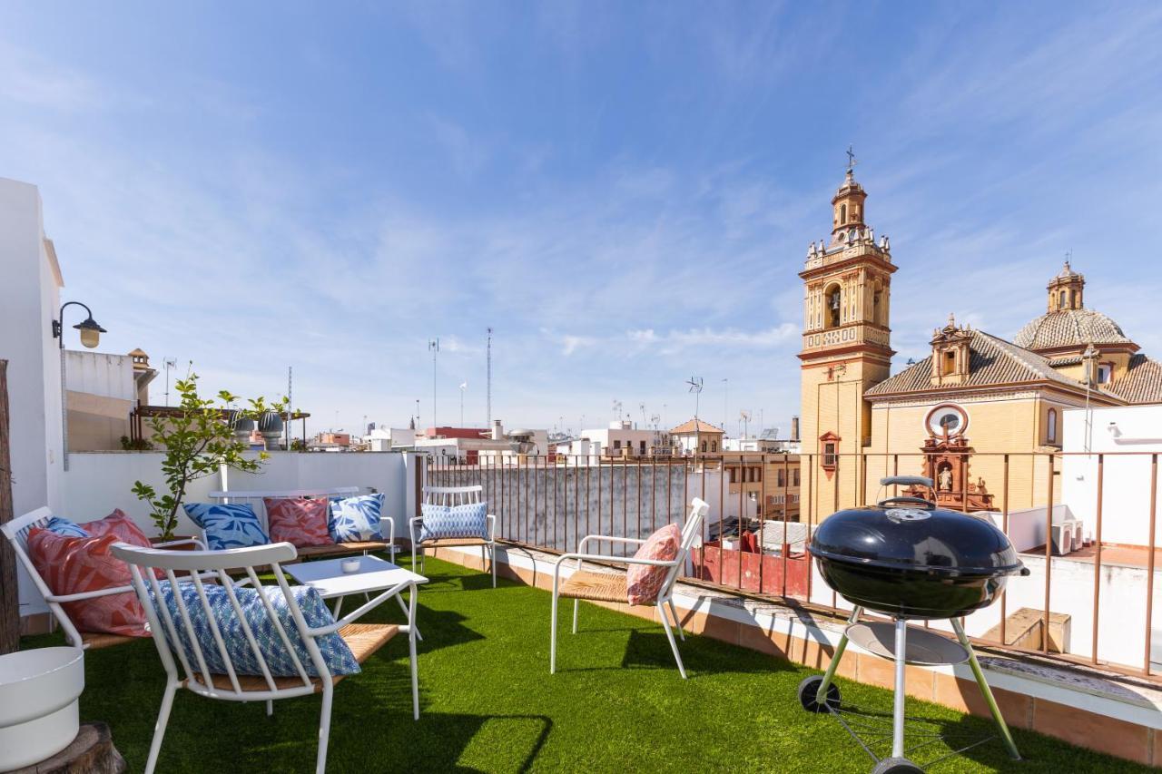 Tentudia Charming Apartments With Private Roof-Top Or Patio In San Bernardo By Ocityzen Seville Luaran gambar
